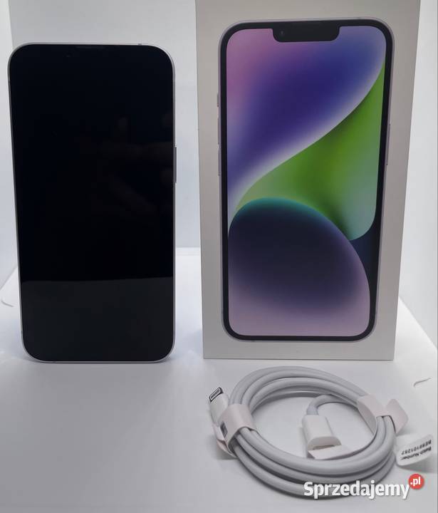 iPhone 14 128 GB Purple 86 Dowód zakupu Łódź sprzedam