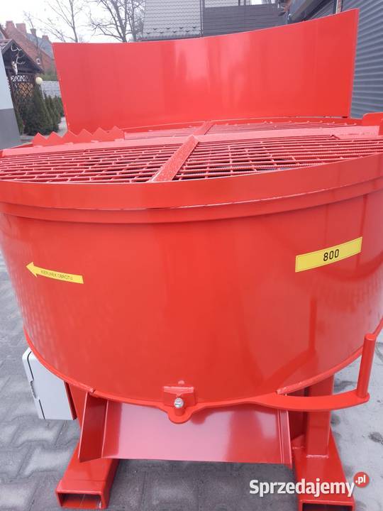 Elektryczna betoniarka planetarna 800L malowana