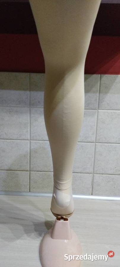 Leginsy w kolorze jasnobeżowym Happy Day lubelskie