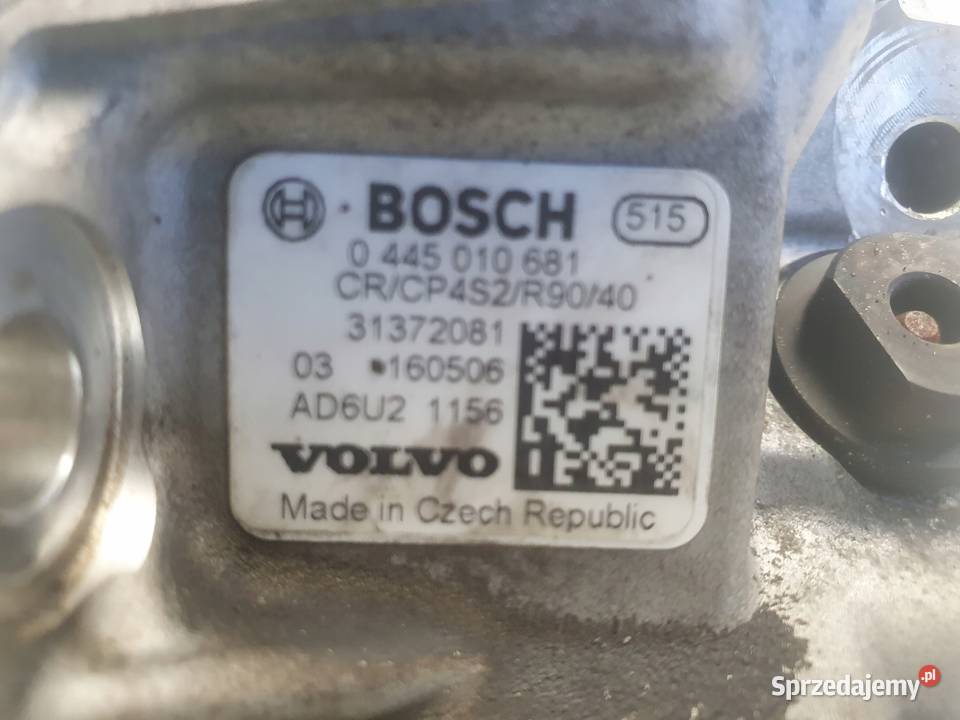 Volvo S60 II V60 20 D4 POMPA WTRYSKOWA paliwa Układ paliwowy Janów