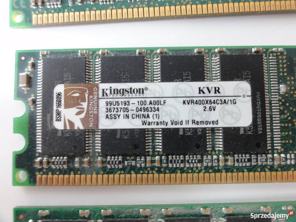 pamięć RAM DDR DIMM 1GB 512kB Wrocław - Sprzedajemy.pl