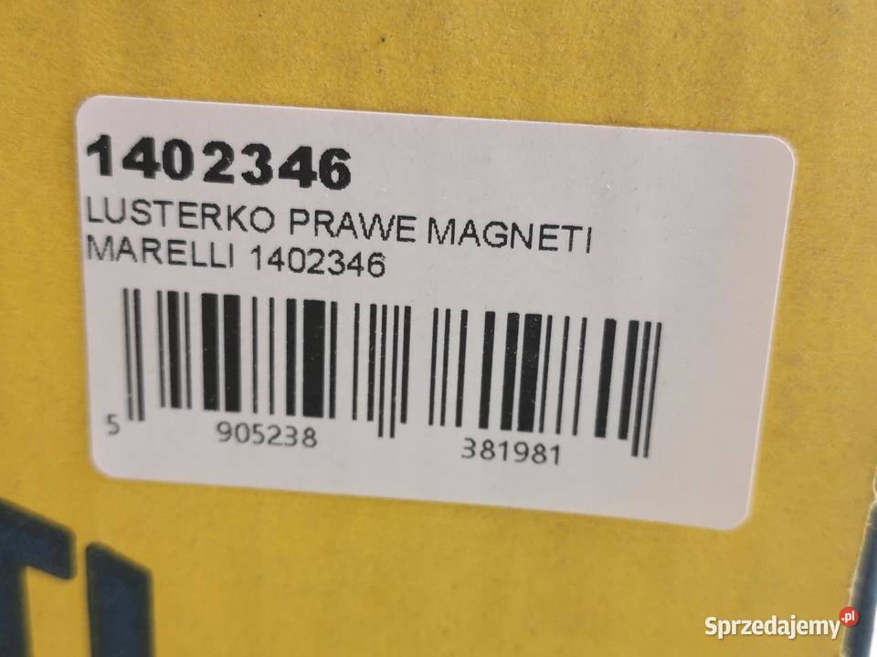LUSTERKO PRAWE ZEST MONTAŻOWY FIAT BRAVO I osobowe