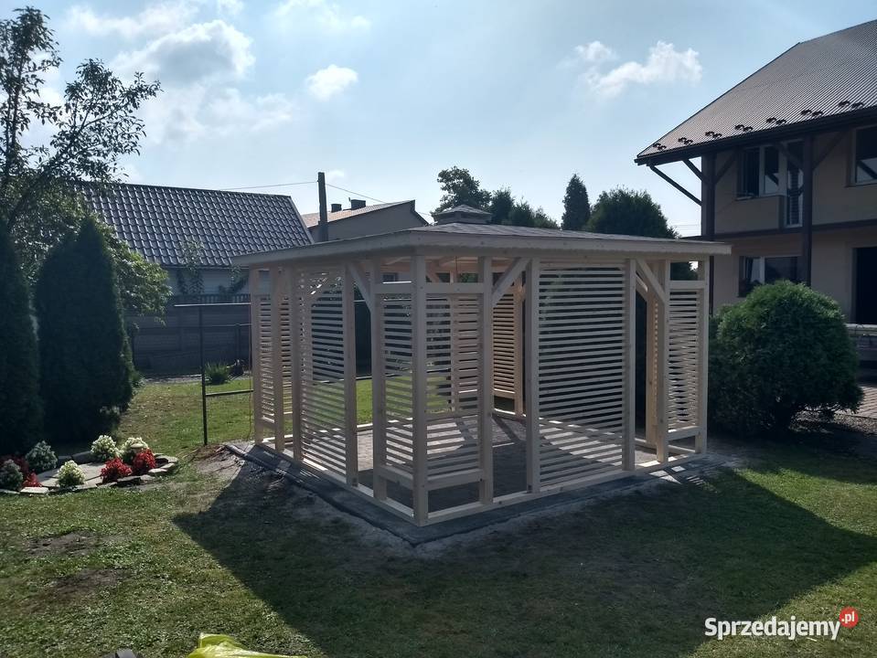 Altana 3x4 m Biała Montaż Impregnacja Dostępne Smolice