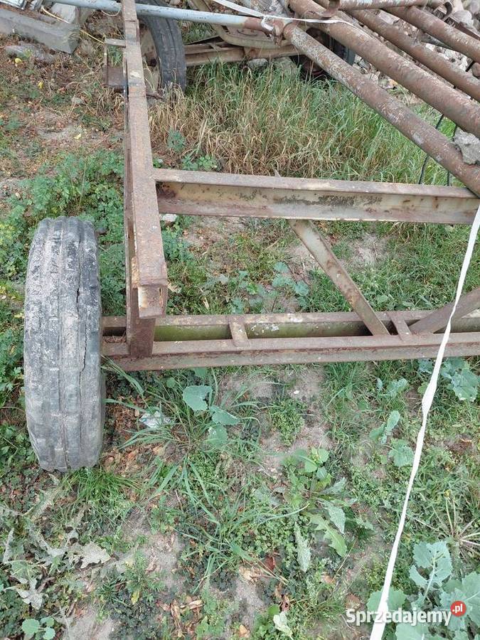 Przyczepa podwozie rama platforma nieuszkodzony Przyczepy rolnicze sprzedam