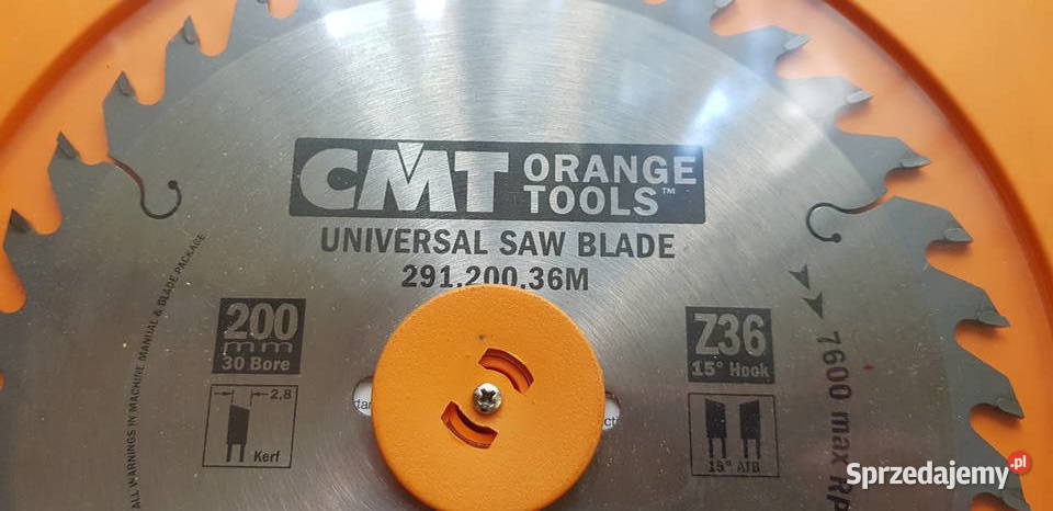 Cmt Piła uniwersalna 29120036M HM 200x30 Z36 Pozostałe Warszawa