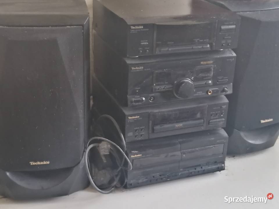 Wieża Technics STCH570 z głośnikami wyrób z lat Kraków