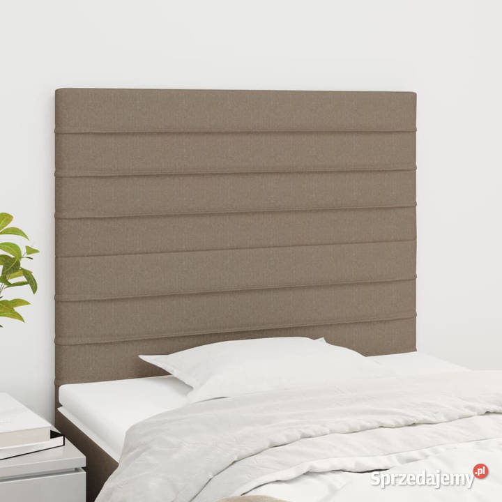 Zagłówki do łóżka 2 taupe 90x5x7888 tkanina Ramy i stelaże Warszawa