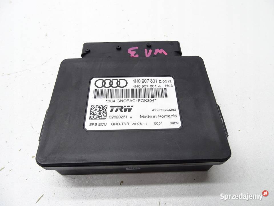 MODUŁ STEROWNIK HAMULCA RĘCZNEGO AUDI A6 C7 Komputery