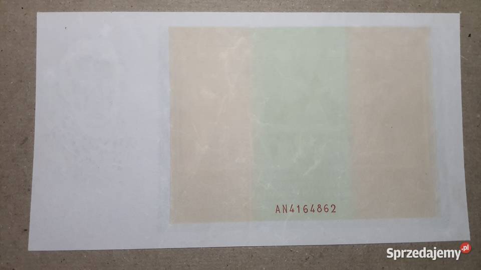 Rzadkość 50 złotych 1936 s AN nieukończony druk Warszawa