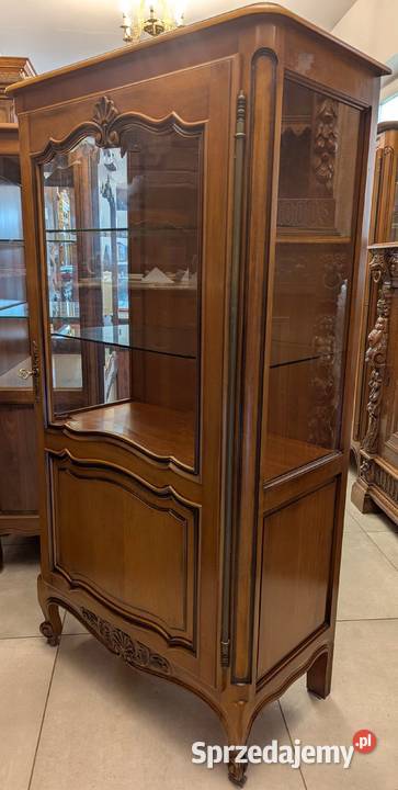 Piękna witrynaserwantka ludwikowska orzechsklep śląskie Dąbrowa Górnicza