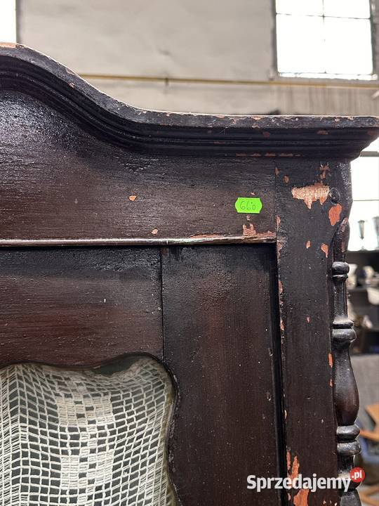 Zabytkowa szafa kredens witryna ludowa vintage 97cm Wrocław