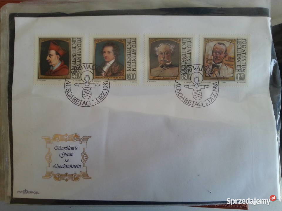 Koperty ze znaczkami 198082r 78 sztuk Olesno