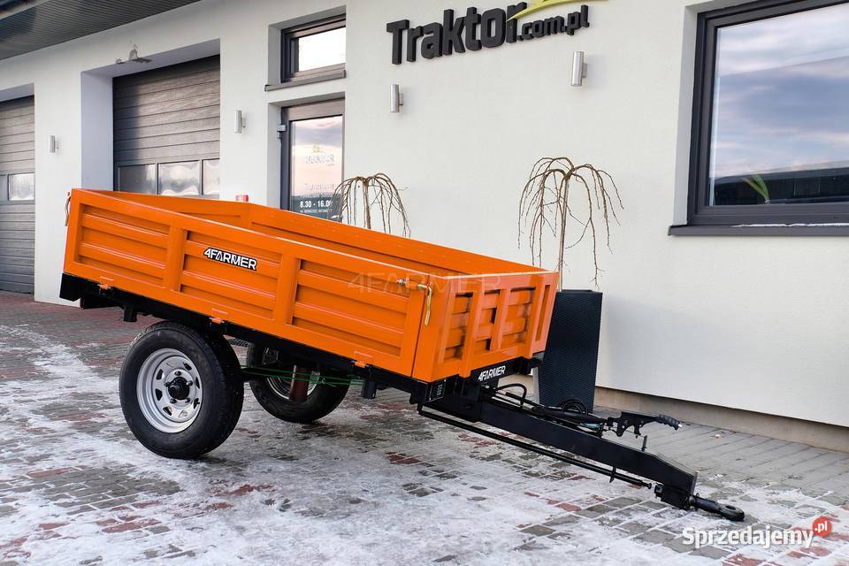 Przyczepa rolnicza jednoosiowa 15T z kiprem Tajęcina sprzedam