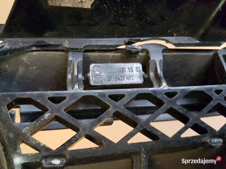 ATRAPA GRILL MERCEDES SL W230 USZKODZONY Atrapy Części samochodowe Międzychód