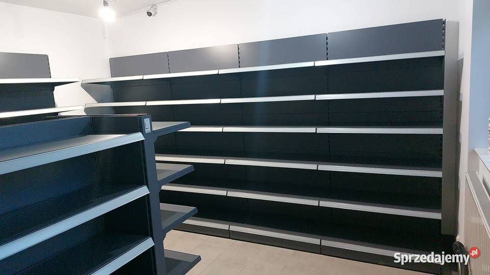 Regał sklepowy przyścienny Mago regał metalowy warmińsko-mazurskie Barczewo