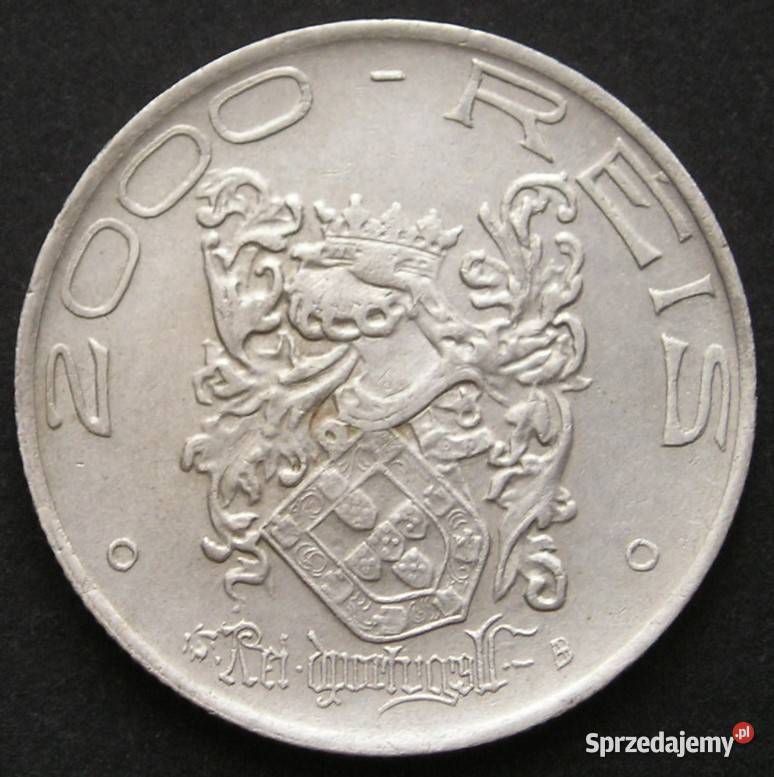 Brazylia 2000 reis 1932 kolonizacja srebro Łódź sprzedam