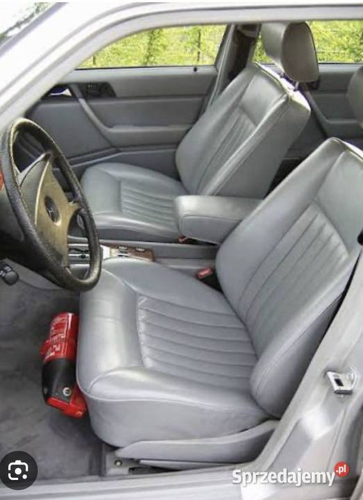Szukam W124 fotel pasażera I seria szara skóra osobowe Fotele i kanapy Ząbki