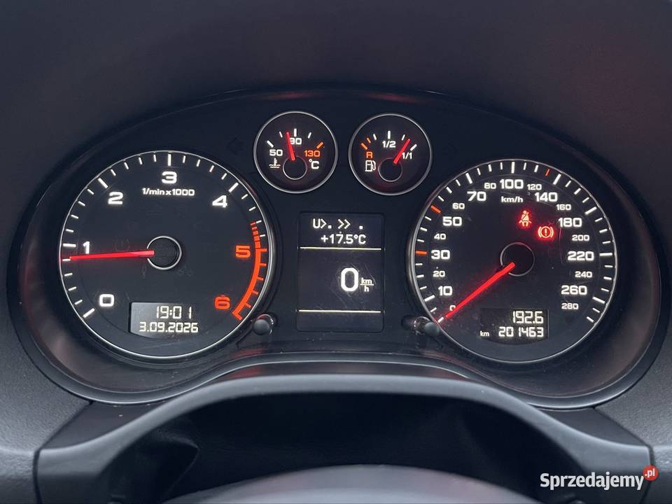 Audi A3 8P Sportback 2012 16 TDI 105 Manual czujnik parkowania małopolskie Kraków