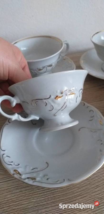 Filiżanki Wałbrzych prl Porcelana i szkło