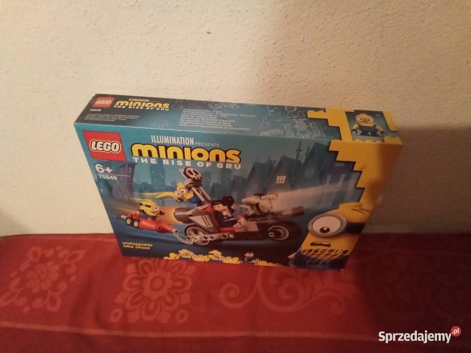 Lego minions 75549 niepowstrzymany motocykl Klocki
