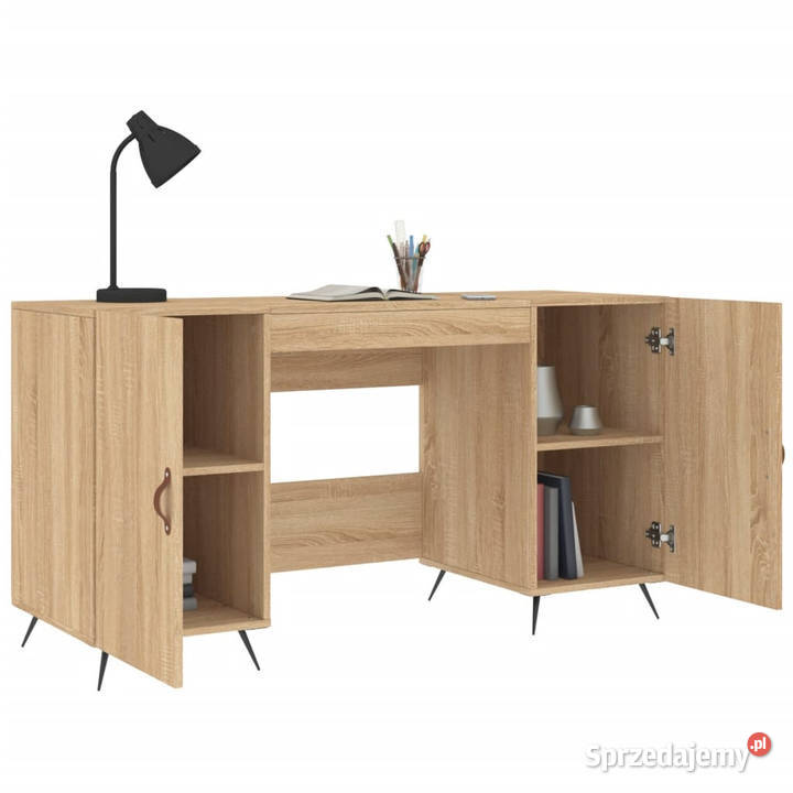 Biurko dąb sonoma 140x50x75 materiał mazowieckie Warszawa sprzedam
