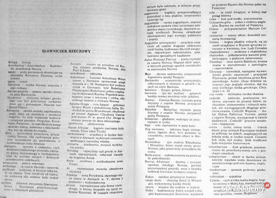 Rzym Nerona Józef Ignacy Kraszewski Chełm sprzedam