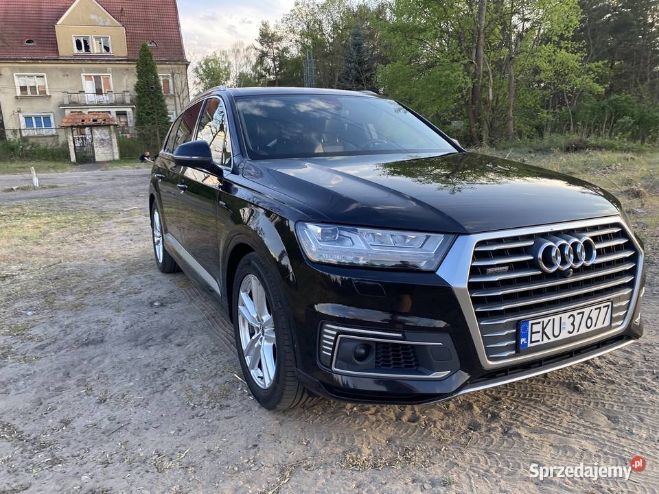 Audi q7 etron quattro s line 2018 385 hybryda szyberdach Warszawa sprzedam