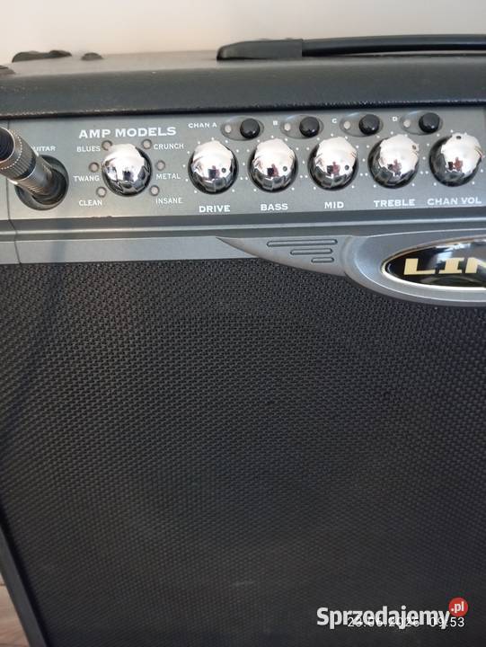 Wzmacniacz gitarowy 120W Line 6 z efektami Ciekoty