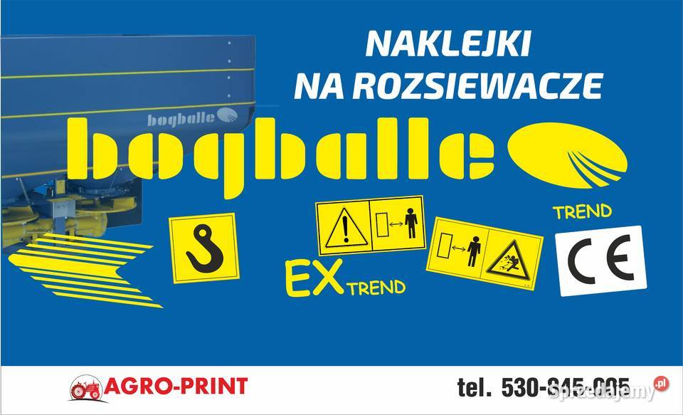 Naklejki na maszyny rolnicze Pozostałe Pleszew