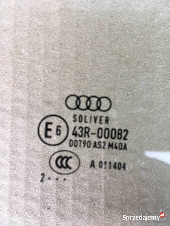 szyba prawa drzwi audi a5 sportback 2012 Szczecin