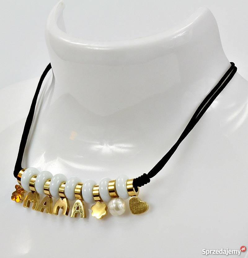 Mama Czarna Sznurkowa Bransoletka Tous dolnośląskie Wrocław