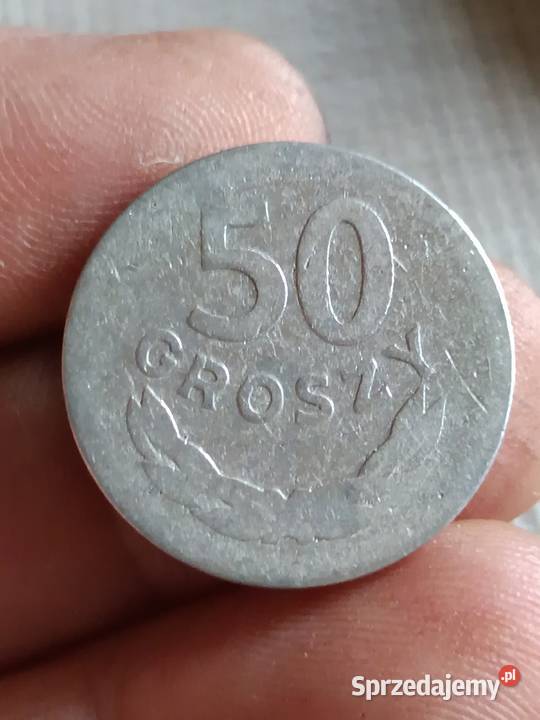 Sprzedam monete 50 gr 1949 vcn lubelskie Chełm
