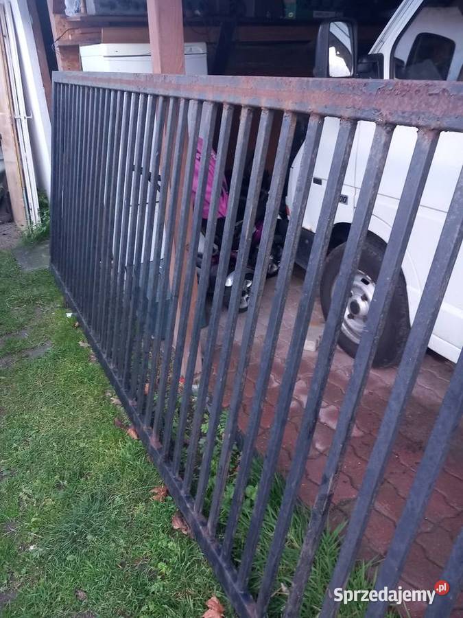 Brama przesowna 55 m ogrodzenie solidne Ogrodzenia i bramy mazowieckie Krze Duże