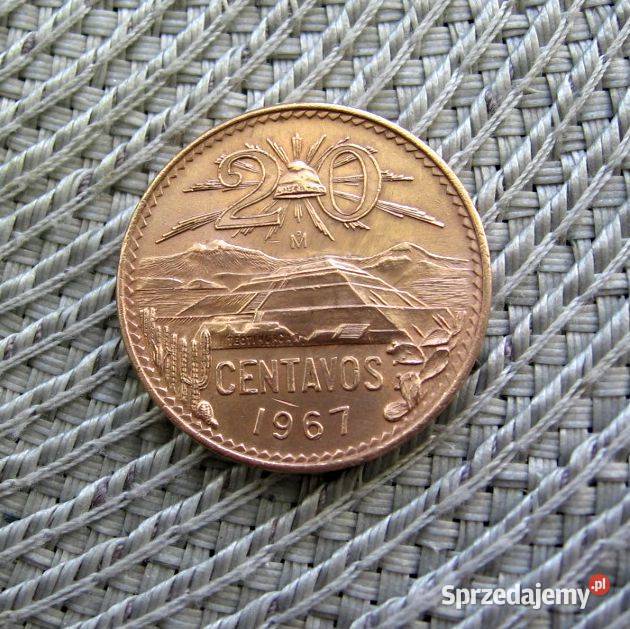Meksyk 20 Centavos 1967r Kolekcje Kalisz