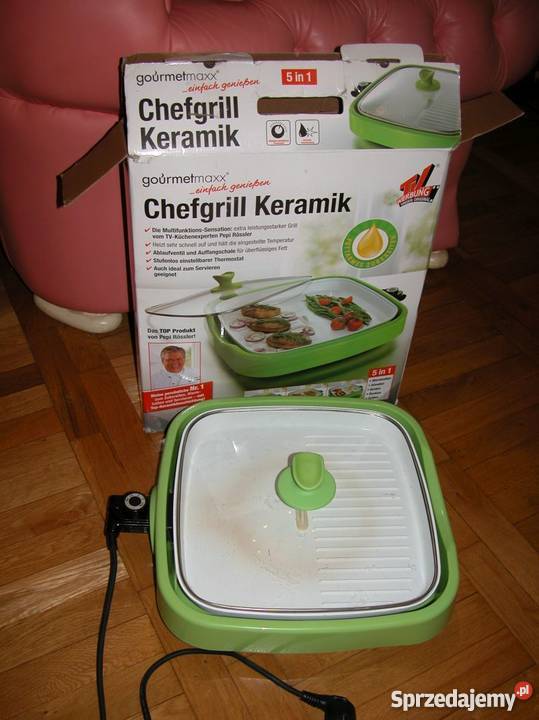 grill elektryczny z pokrywką