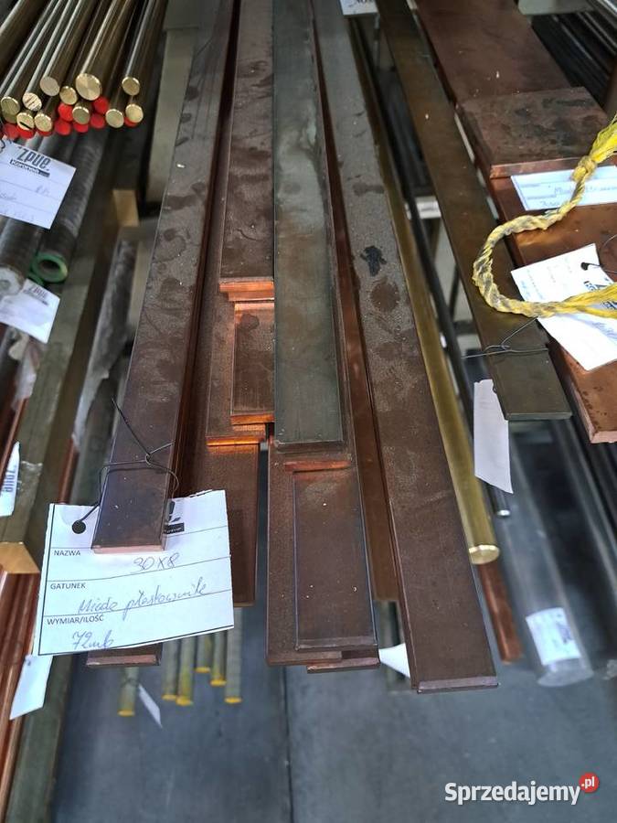 Płaskownik Cu 30x8 M1Ez4 Włoszczowa