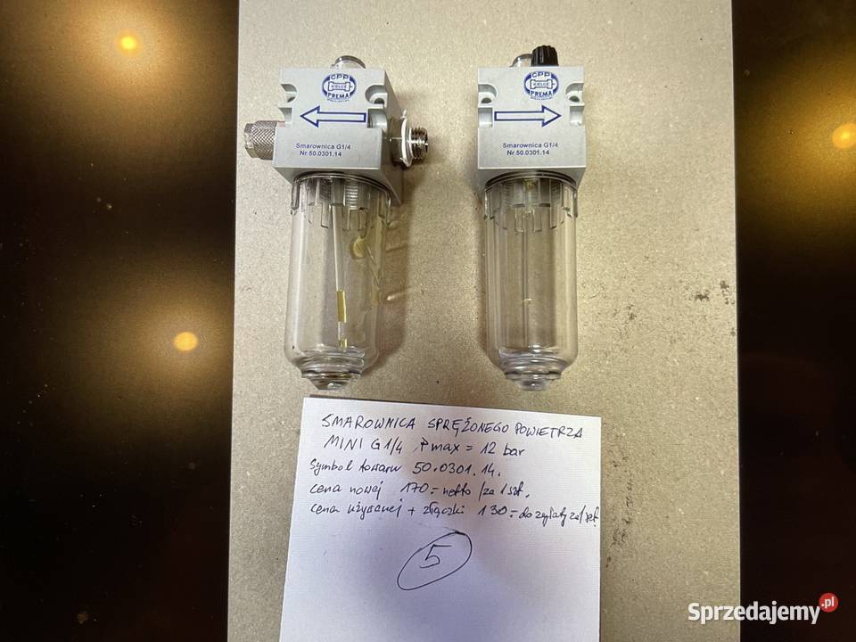 Siłowniki pneumatyczne i osprzęt firmy PREMA śląskie Zabrze sprzedam