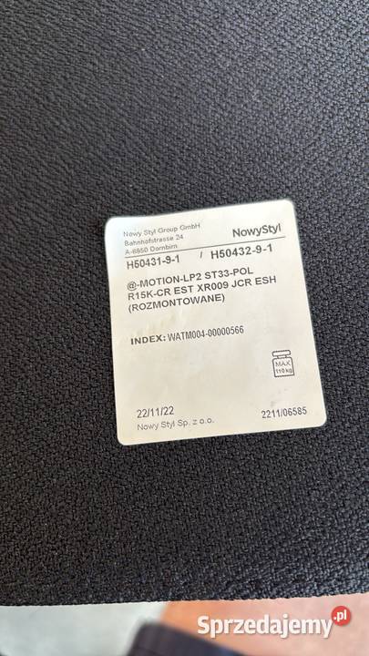 Fotel idealny do długiej pracy Nowy Styl Biuro Kraków