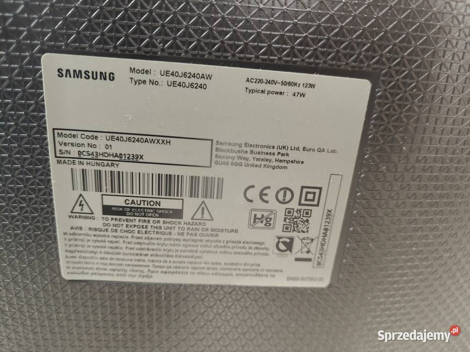 Telewizor Samsung Smart TV 40 Morąg