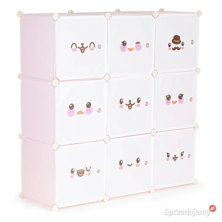 Szafka regał dzieci modułowa 9 półek dziecięca opolskie Smogorzów