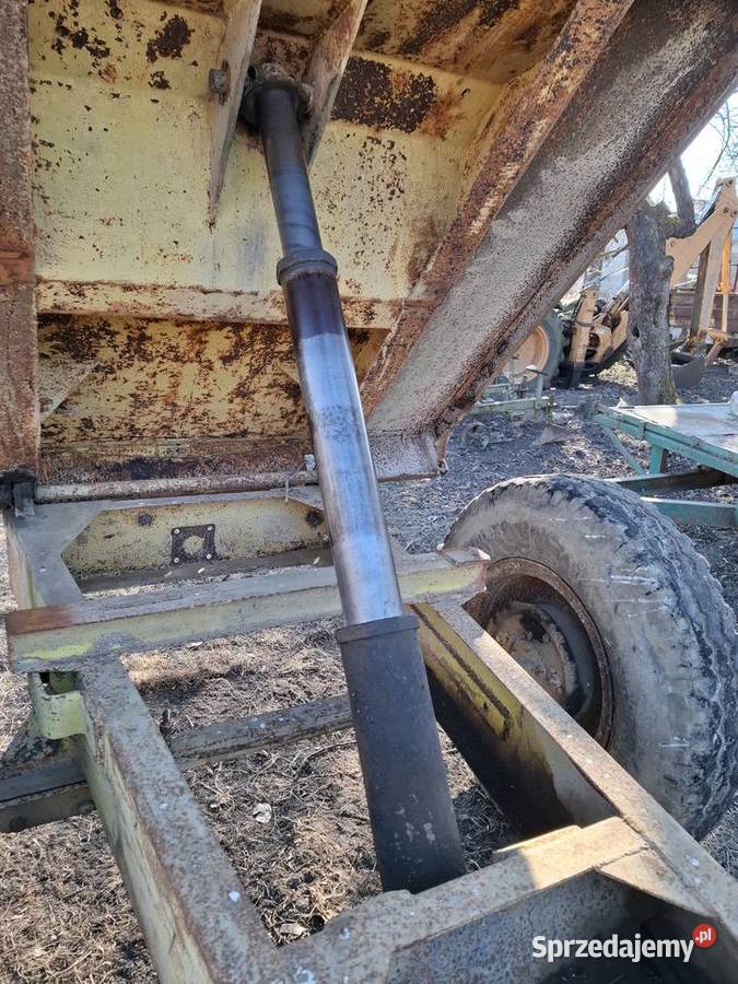 Przyczepa wywrotka 1osiowa wlasna hydraulika świętokrzyskie Busko-Zdrój