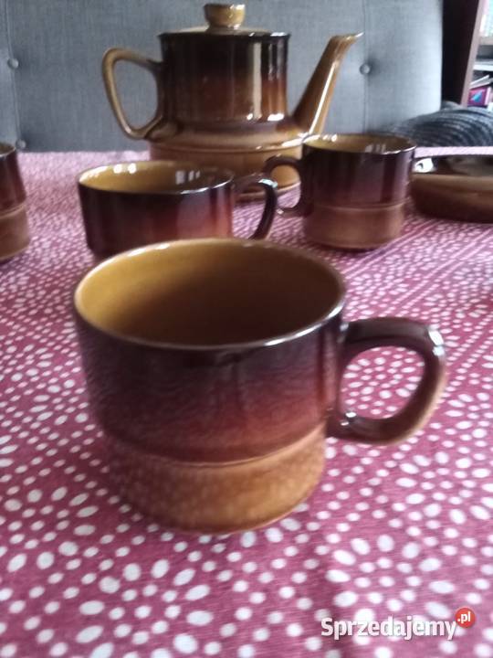 Prl serwis do kawy porcelit Tułowice Łódź