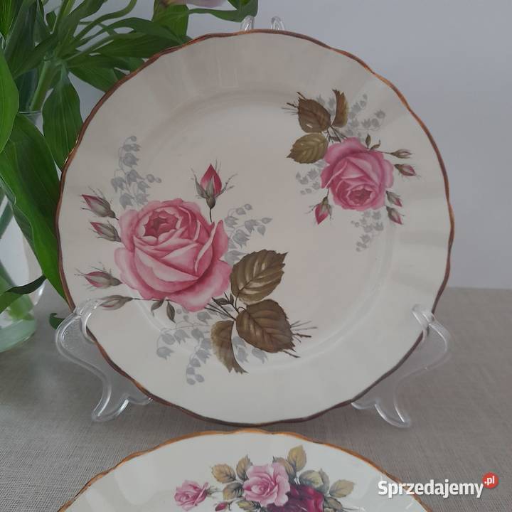 Trio Royal Winterling Bavaria Vintage filiżanka Porcelana i szkło Bogatynia