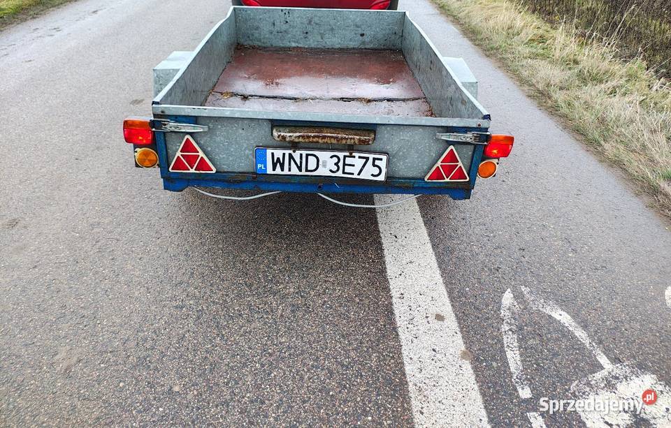 Przyczepka lekka zarejestrowana Płońsk