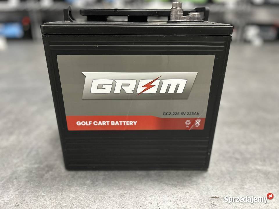 Akumulator GROM TRAKCYJNY 6V 225AH PRAWY PLUS