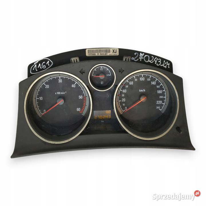 LICZNIK ZEGARY 13225988 XJ Opel Astra H Zafira B Liczniki i zegary