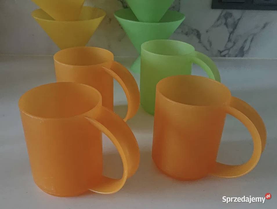 Zestaw piknikowy kubki miseczki salaterki Dom i Ogród łódzkie Łódź sprzedam