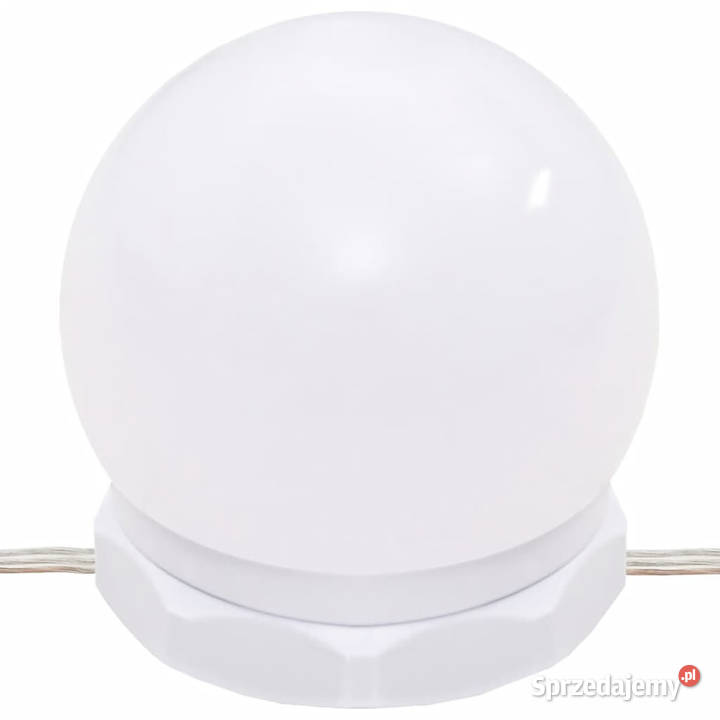 Zestaw z toaletką i oświetleniem LED biały z sprzedam