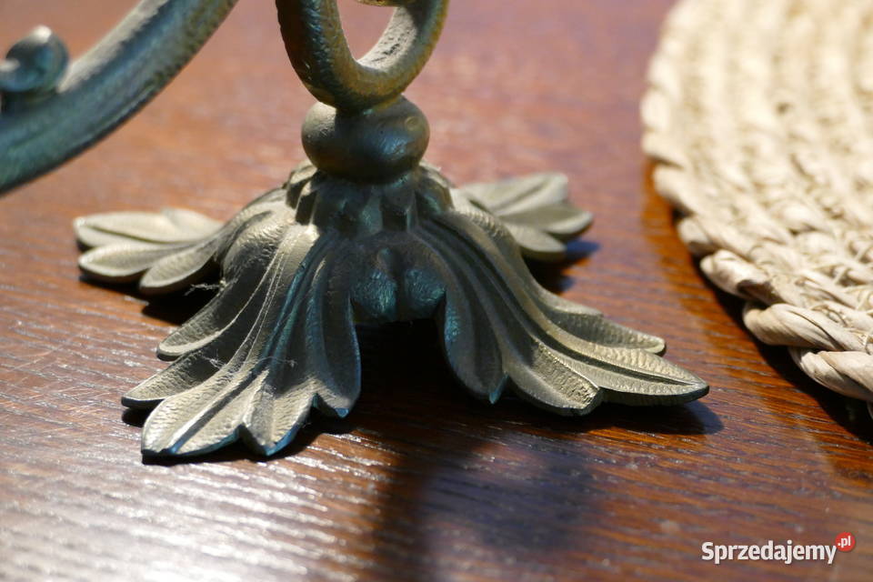 Świecznik mosiężny duży Słupsk sprzedam