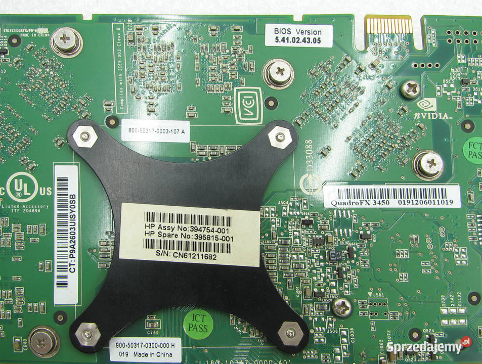 NVIDIA Quadro FX 3450 256MB 256bit GDDR3 Dual Cielądz